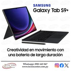 Samsung Galaxy Tab S9+ 12.4” Wi-Fi + Teclado y S